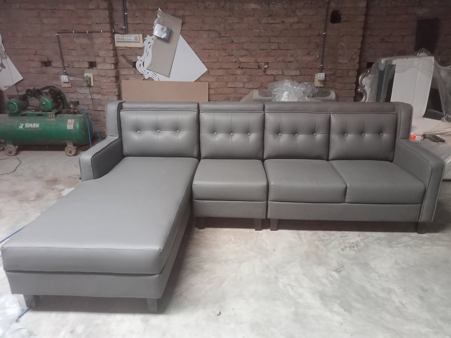 Beautiful L-shaped sofa,